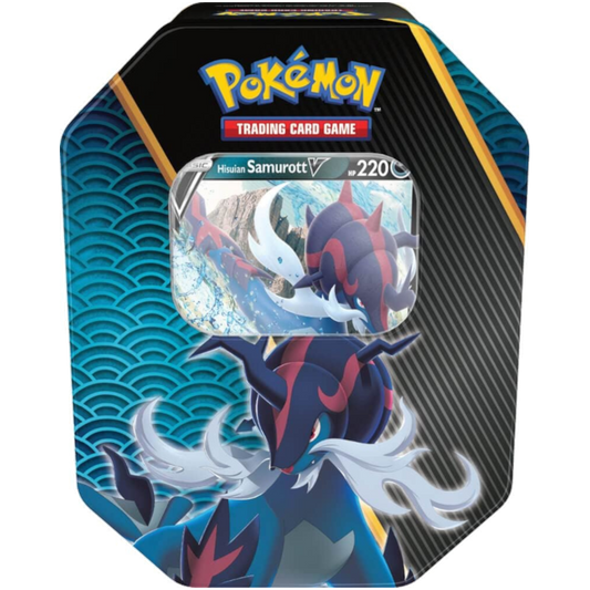 Divergent Powers Tins: Hisuian Samurott V Tin Englisch