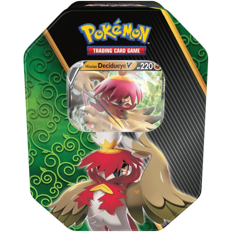 Divergent Powers Tins: Hisuian Decidueye V Tin Englisch