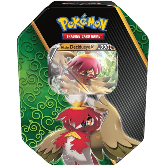 Divergent Powers Tins: Hisuian Decidueye V Tin Englisch