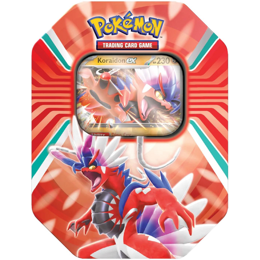 Paldea Legends Tins: Koraidon ex Tin Englisch