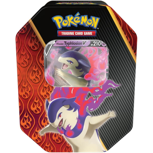 Divergent Powers Tins: Hisuian Typhlosion V Tin Englisch