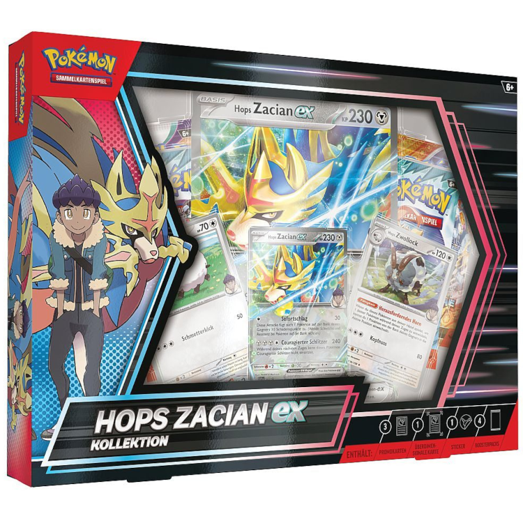 Hop's Zacian ex Box Deutsch